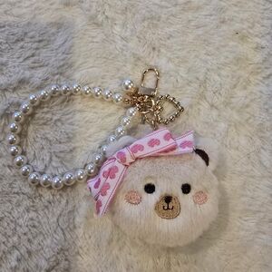 Teddy Bear Plush Bag Charm